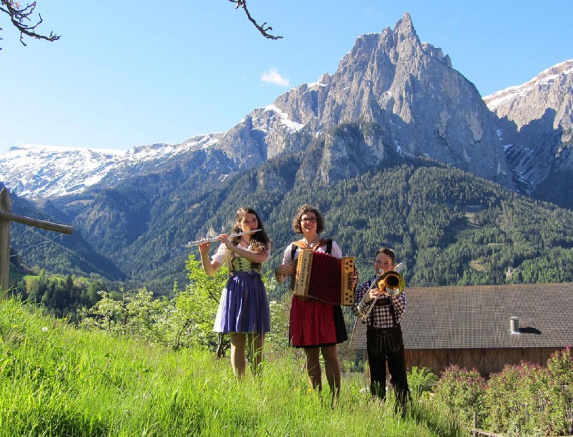 Apartmán Schildberghof Santner Siusi Exteriér fotografie