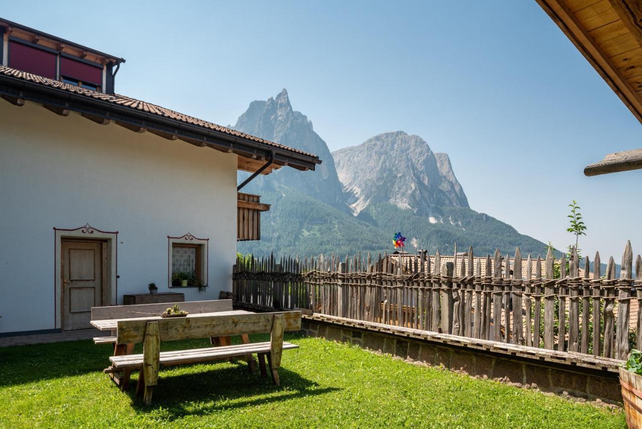 Apartmán Schildberghof Santner Siusi Exteriér fotografie